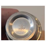 Vintage 6" Norsk Tinn Pewter Table Vase by Astri Holthe (Norway)