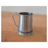 Vintage Pewter Cup and Beer Tankard (Norway)