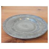 Lot of (2) Vintage 7-1/4" and 9" Pewter Plates (Norway)