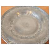 Lot of (2) Vintage 7-1/4" and 9" Pewter Plates (Norway)