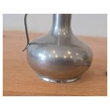 Konge Tinn Norway Pewter Corkscrew and Pewter Pitcher / Vase