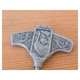 Konge Tinn Norway Pewter Corkscrew and Pewter Pitcher / Vase
