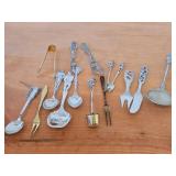 Lot of (15) 210-grams (total) 925 Sterling Silver Utensils
