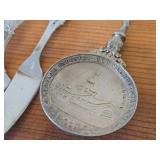 Lot of (15) 210-grams (total) 925 Sterling Silver Utensils