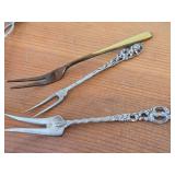 Lot of (15) 210-grams (total) 925 Sterling Silver Utensils