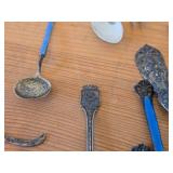 Lot of (18) 226-grams (total) 925 Sterling Silver Utensils