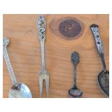 Lot of (18) 226-grams (total) 925 Sterling Silver Utensils