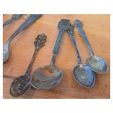 Lot of (14) 190-grams (total) 925 Sterling Silver Utensils