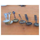 Lot of (6) 187-grams (total) 925 Sterling Silver Souvenir Spoons