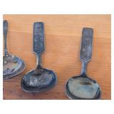 Lot of (6) 187-grams (total) 925 Sterling Silver Souvenir Spoons