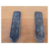 Lot of (6) 187-grams (total) 925 Sterling Silver Souvenir Spoons