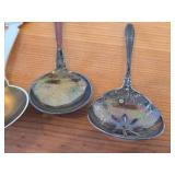 Lot of (6) 187-grams (total) 925 Sterling Silver Souvenir Spoons