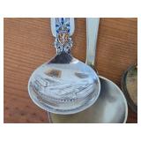 Lot of (6) 187-grams (total) 925 Sterling Silver Souvenir Spoons