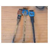 Lot of (13) 120-grams (total) 925 Sterling Silver Souvenir Spoons