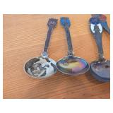 Lot of (7) 167-grams (total) 925 Sterling Silver Souvenir Spoons