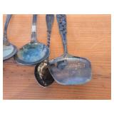 Lot of (7) 167-grams (total) 925 Sterling Silver Souvenir Spoons