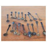 Lot of (18) 185-grams (total) 925 Sterling Silver Souvenir Spoons