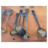 Lot of (18) 185-grams (total) 925 Sterling Silver Souvenir Spoons