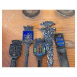 Lot of (18) 185-grams (total) 925 Sterling Silver Souvenir Spoons
