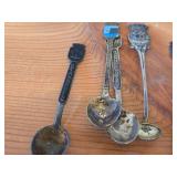 Lot of (18) 185-grams (total) 925 Sterling Silver Souvenir Spoons