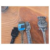 Lot of (18) 185-grams (total) 925 Sterling Silver Souvenir Spoons