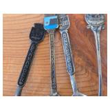 Lot of (18) 185-grams (total) 925 Sterling Silver Souvenir Spoons