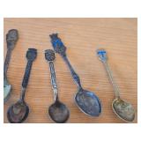 Lot of (18) 185-grams (total) 925 Sterling Silver Souvenir Spoons