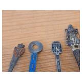 Lot of (19) 211-grams (total) 925 Sterling Silver Souvenir Spoons