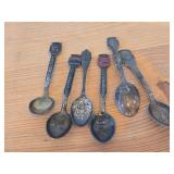 Lot of (19) 211-grams (total) 925 Sterling Silver Souvenir Spoons