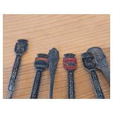 Lot of (19) 211-grams (total) 925 Sterling Silver Souvenir Spoons