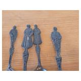 Lot of (8) 117-grams (total) 830 Sterling Silver Souvenir Spoons