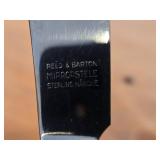 349-grams (total) Sterling Silver Handled Utensils - Serving Spoon, Melon Spoon, Cake Knife, Butter Knife