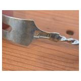 72-gram (total) 830 Silver Mid-Century Norwegian Tea Caddy Spoons (x3) and Cocktail Fork (x1)