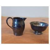 Vintage 133-grams (total) Silverplated Creamer and Sugar Bowl Set by Reed & Barton / Paul Revere style