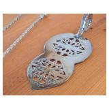 447-grams (total) Silverplated Wine Bottle Pourer, Wine Bottle Stopper, Bar Spoons (x2) 11", Pie/Cake Server