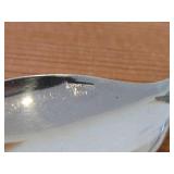 447-grams (total) Silverplated Wine Bottle Pourer, Wine Bottle Stopper, Bar Spoons (x2) 11", Pie/Cake Server