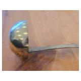 372-grams (total) Silverplated Serving Fork and Punch Bowl Ladle