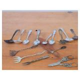 Lot of (14) 294-grams (total) Silverplated Forks and Spoons
