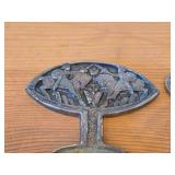 Vintage 266-grams (total) Silverplated Meat / Bread Forks and a Tong