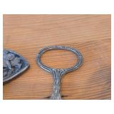 Vintage 266-grams (total) Silverplated Meat / Bread Forks and a Tong