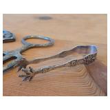Vintage 266-grams (total) Silverplated Meat / Bread Forks and a Tong