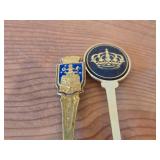 Lot of (4) 53-grams (total) Gold Plated Sterling Silver Collectible Spoons