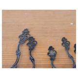 Lot of (10) 94-grams (total) 830 Sterling Silver Souvenir Spoons