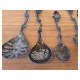 Lot of (10) 94-grams (total) 830 Sterling Silver Souvenir Spoons