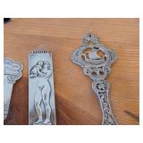 Lot of (5) 202-grams (total) 830 Sterling Silver Souvenir Spoons