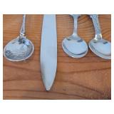 Lot of (7) 177-grams (total) 830 Sterling Silver Utensils