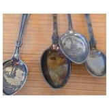 Lot of (16) 222-grams (total) 830 Sterling Silver Souvenir Spoons