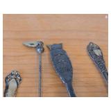 Lot of (16) 222-grams (total) 830 Sterling Silver Souvenir Spoons