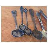 Lot of (18) 212-grams (total) 830 Sterling Silver Souvenir Spoons