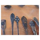 Lot of (18) 212-grams (total) 830 Sterling Silver Souvenir Spoons